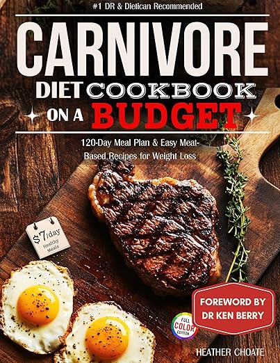 The Carnivore Diet Cookbook For Beginners on a Budget
